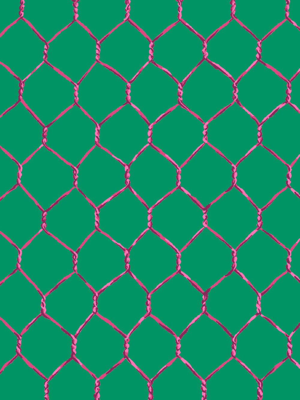 evelyns-chicken-wire-wallpaper-by-sarah-jessica-parker-raspberry-on-emerald