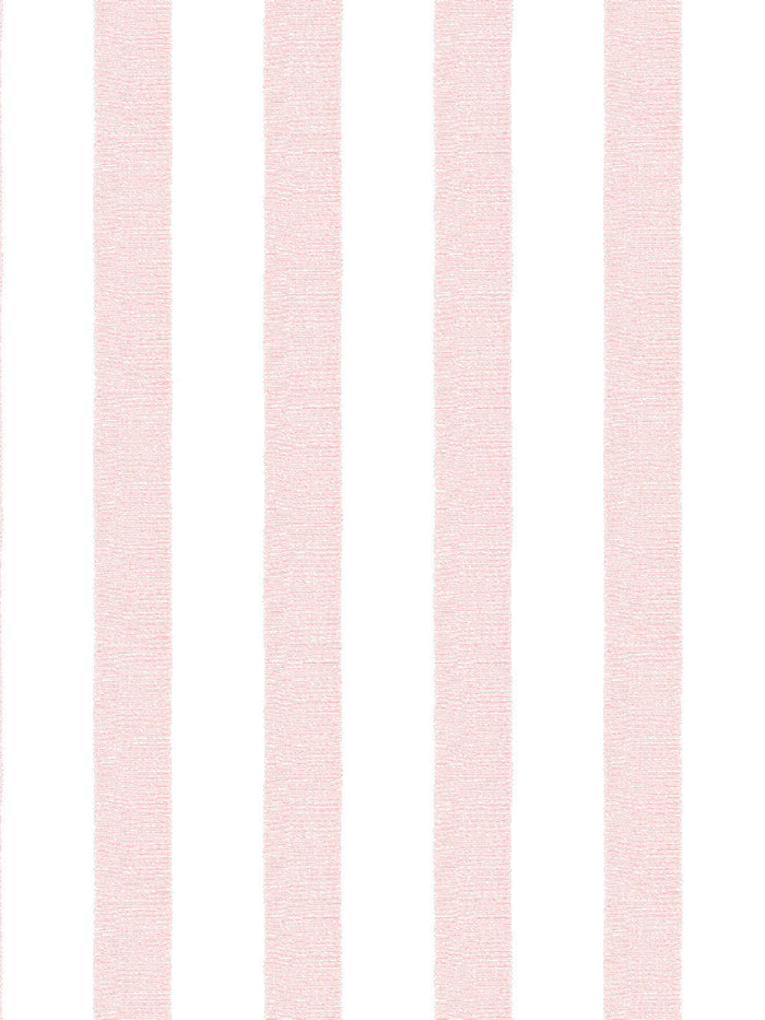 'Grosgrain Stripe on White' Wallpaper by Sarah Jessica Parker - Slipper