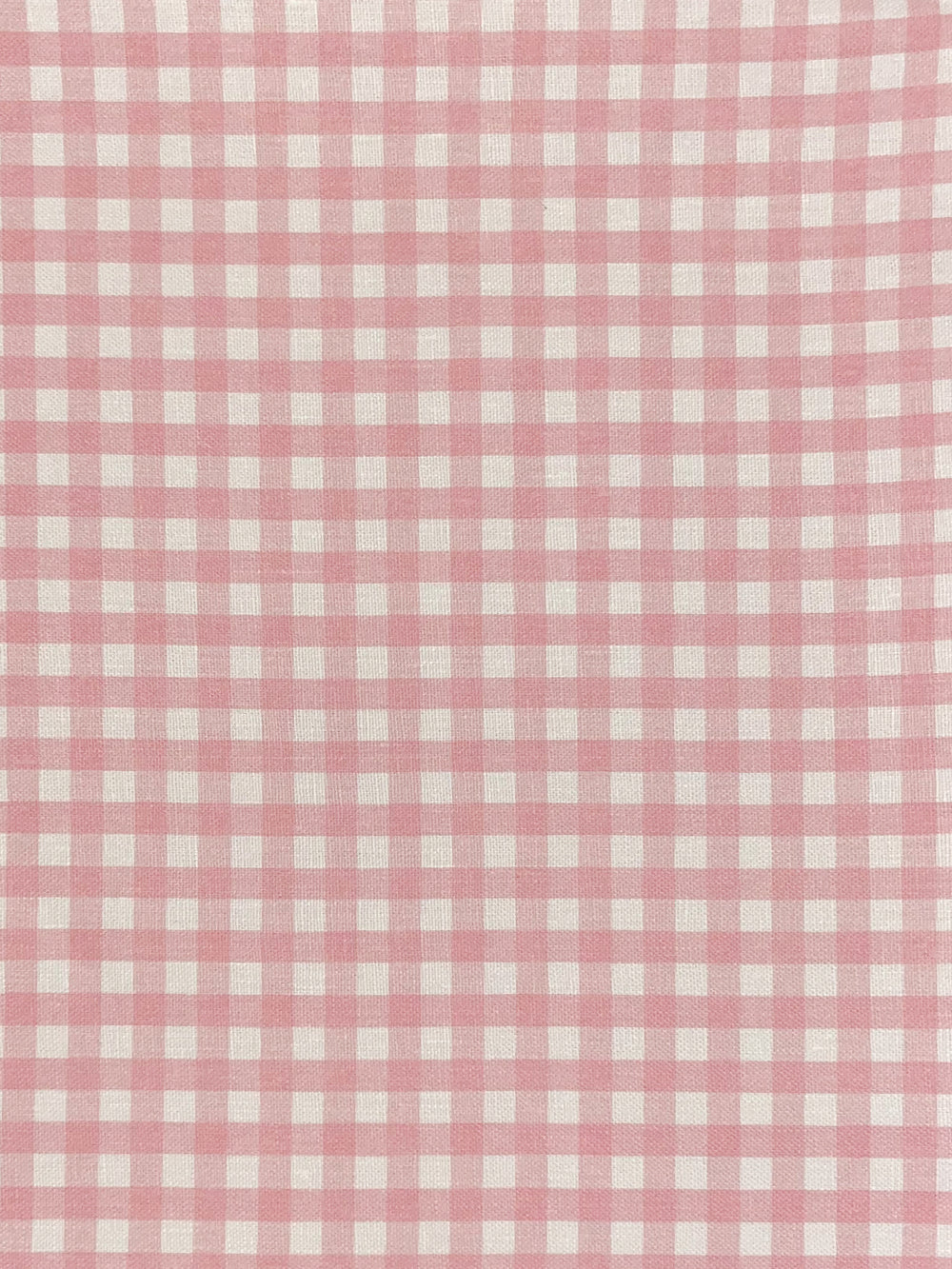 pixie gingham linen fabric by sarah jessica parker pink