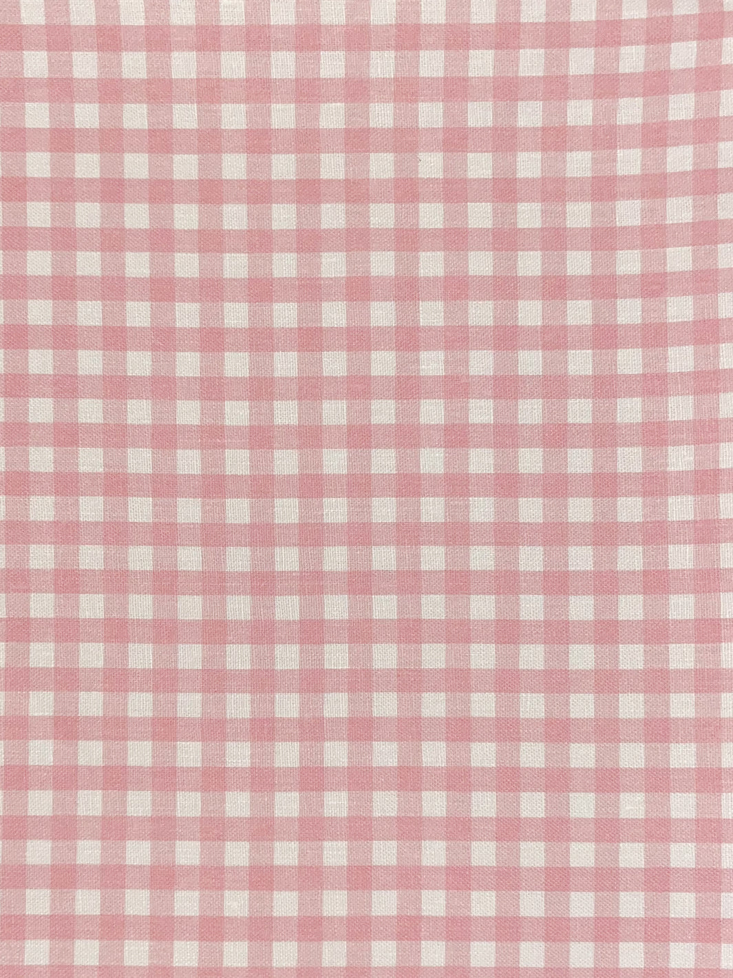 pixie gingham linen fabric by sarah jessica parker pink