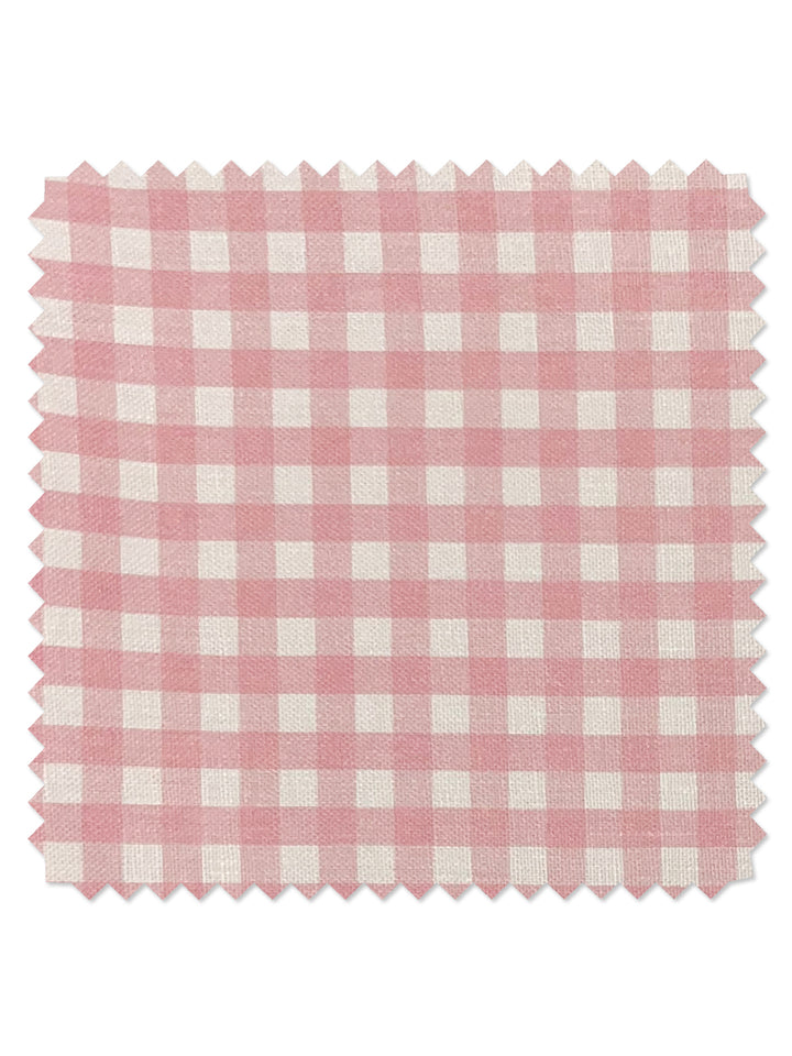 pixie gingham linen fabric by sarah jessica parker pink