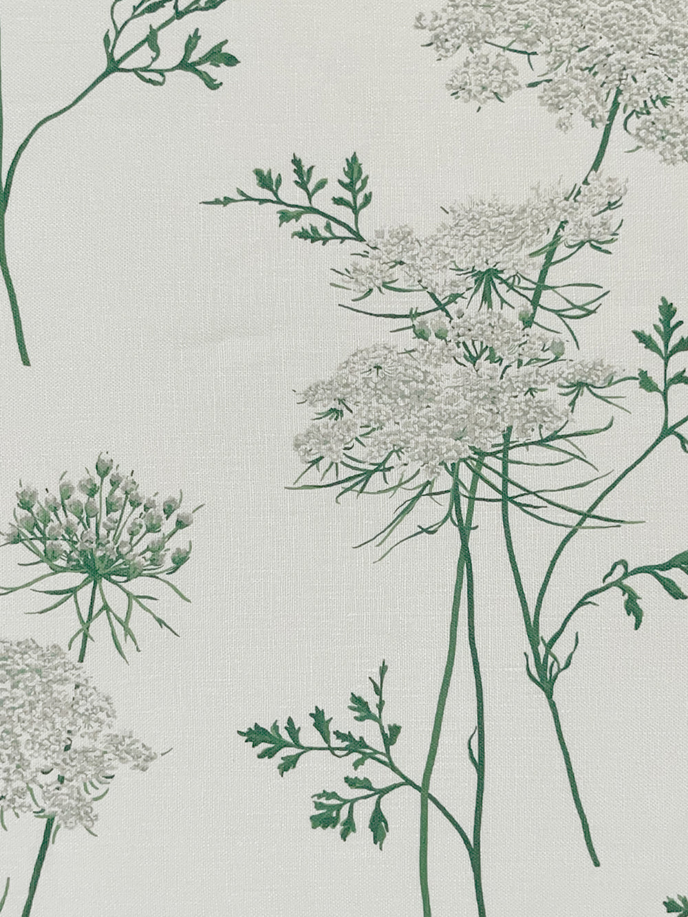 queens lace linen fabric by sarah jessica parker neutral
