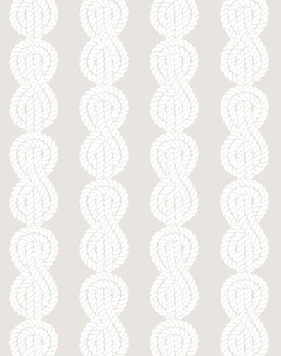 'Sailor Knot' Wallpaper by Wallshoppe - Sand