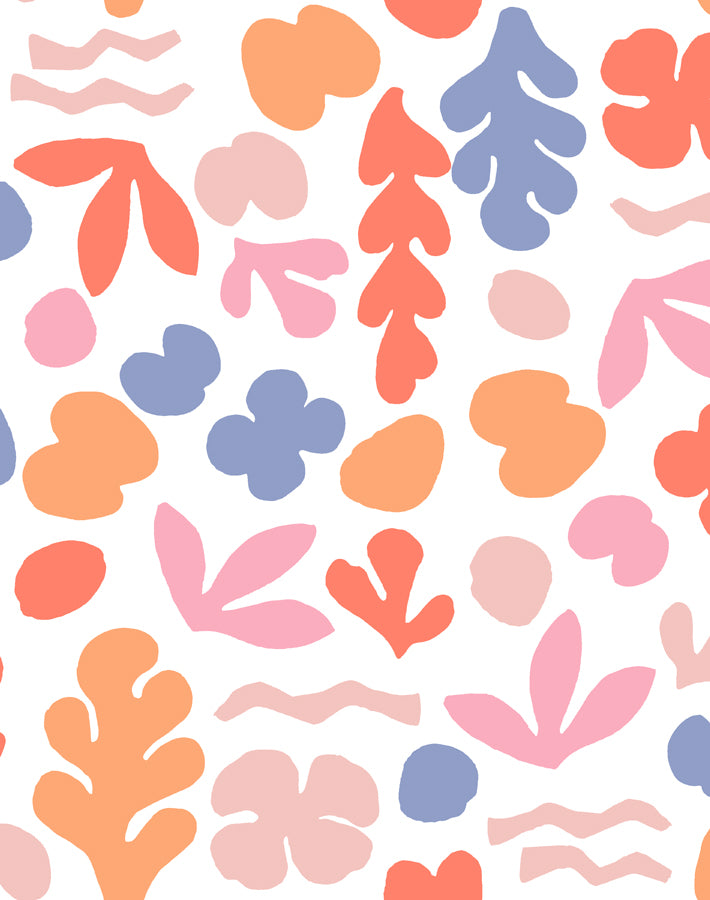 coral design wallpaper