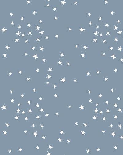 'Star' Wallpaper by Clare V. - Silver