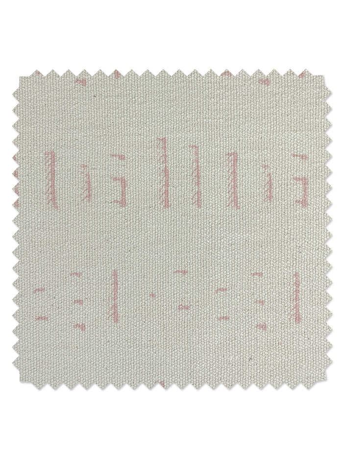 'Fabric by the Yard - Stitch - Pink on California Cotton