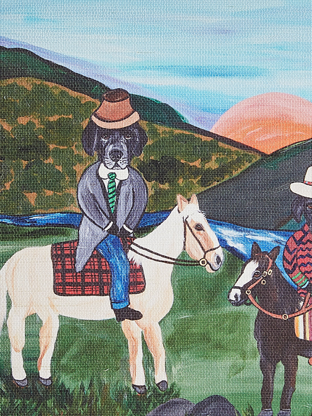 'Sunset In The Canyon' by Carly Beck Art Print