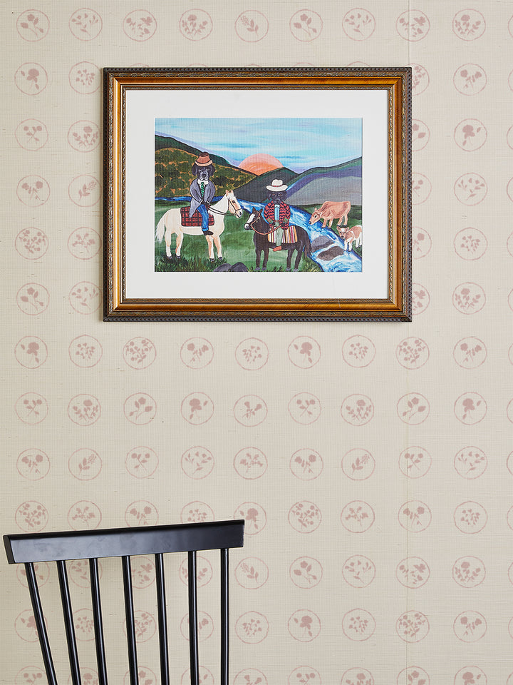 'Sunset In The Canyon' by Carly Beck Art Print