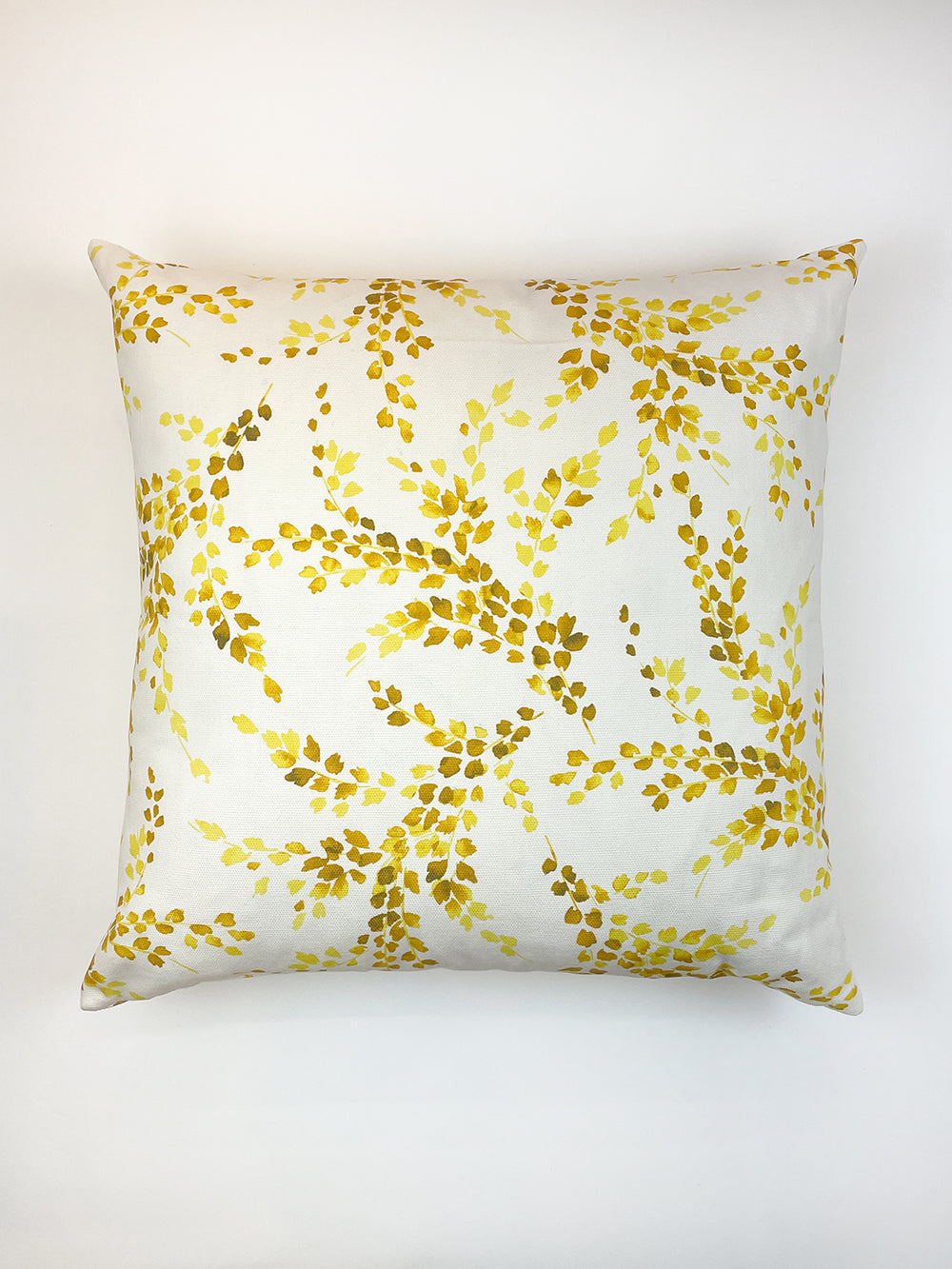 sweet caroline throw pillow yellow on hopsack