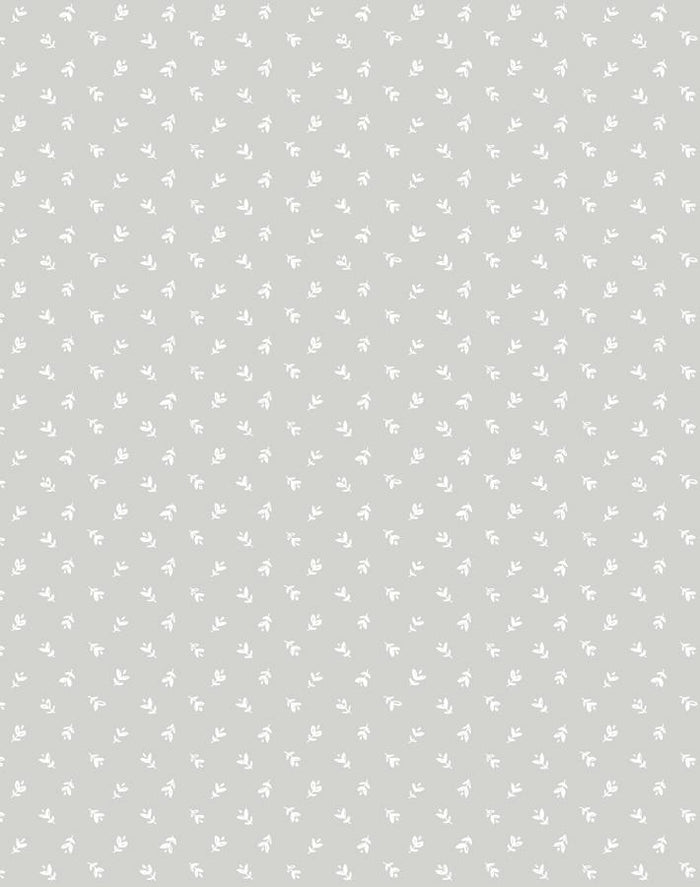 'Teensy Floral' Wallpaper by Sugar Paper - Grey