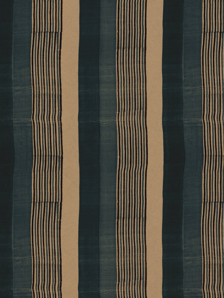 tent stripe large kraft wallpaper chris benz blue on kraft
