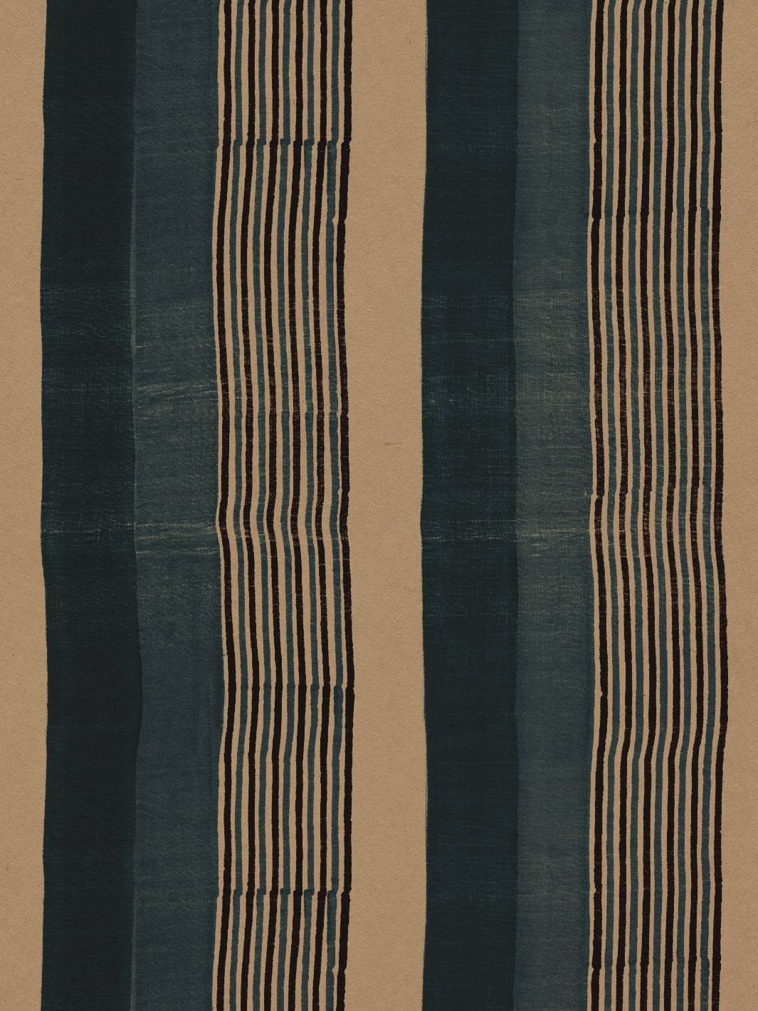 tent stripe large kraft wallpaper chris benz blue on kraft