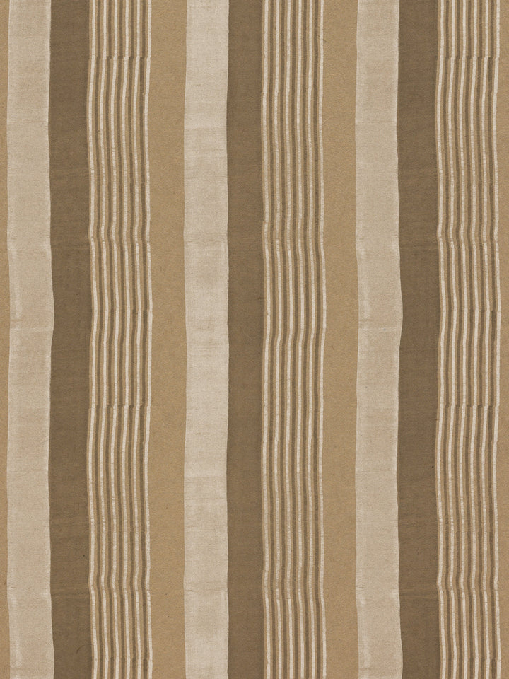 tent stripe large kraft wallpaper chris benz neutral