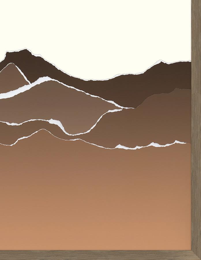 Artshoppe Torn Mountains by Nathan Turner - Framed Wall Art | Art by Wallshoppe