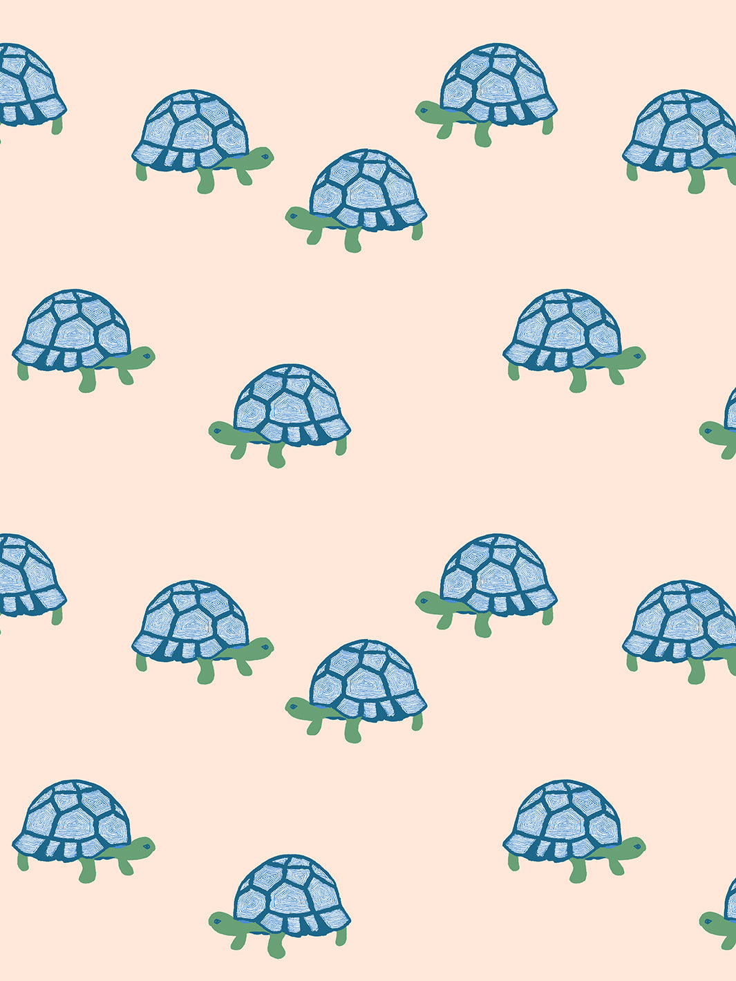 tortoise-wallpaper-by-tea-collection-peach