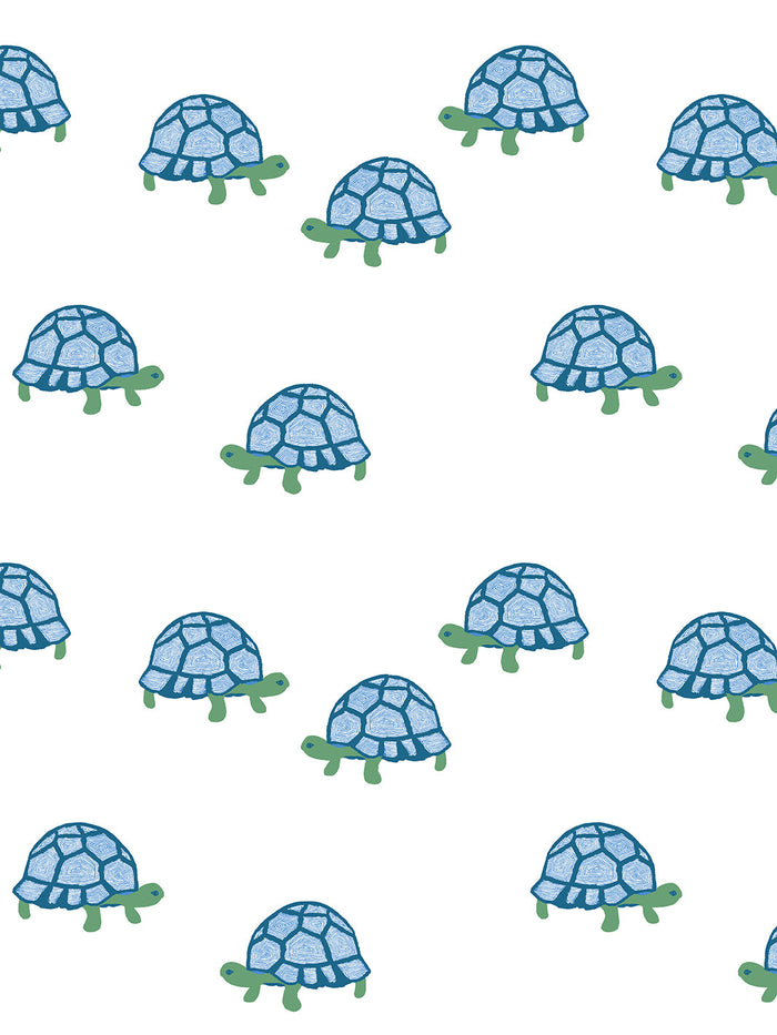 'Tortoise' Wallpaper by Tea Collection - White