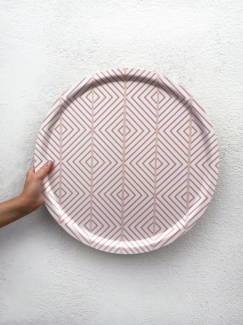 barbie x wallshoppe dreamhouse round tray