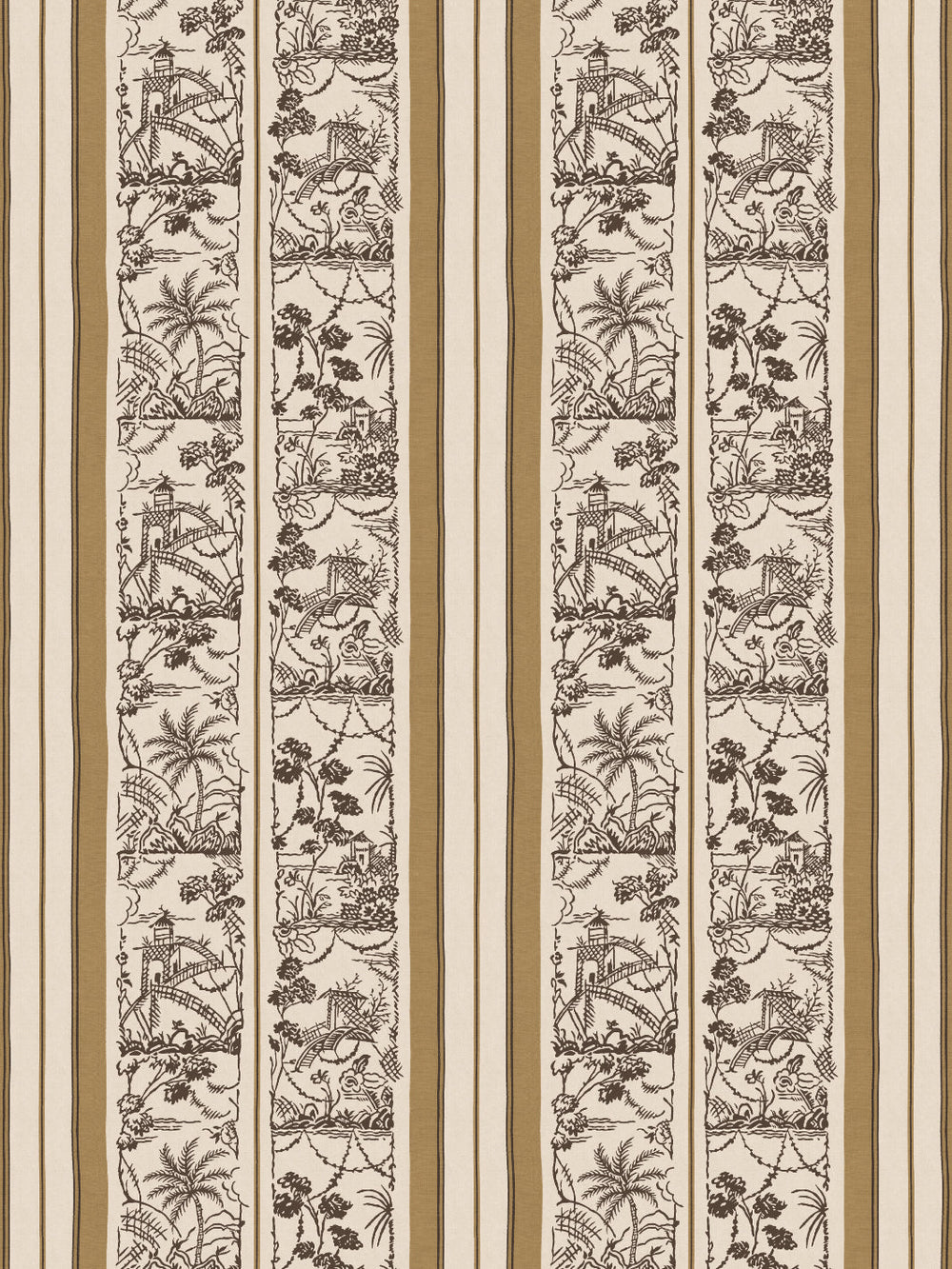 tropical-toile-stripe-wallpaper-chris-benz-camel