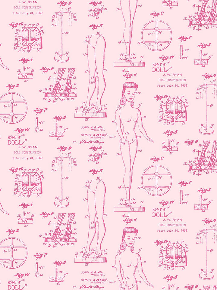 barbie-blueprint-wallpaper-by-barbie-berry-pink