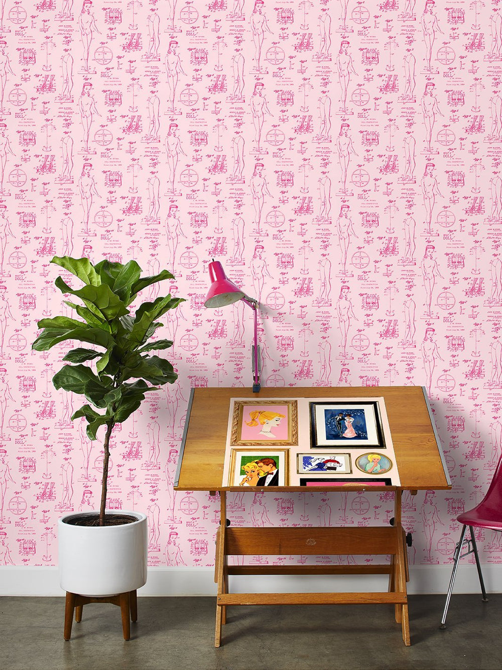 barbie-blueprint-wallpaper-by-barbie-berry-pink