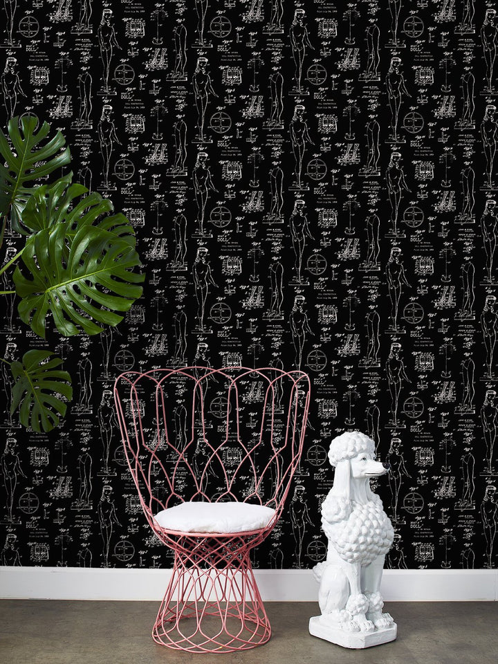 barbie-blueprint-wallpaper-by-barbie-oyster-black