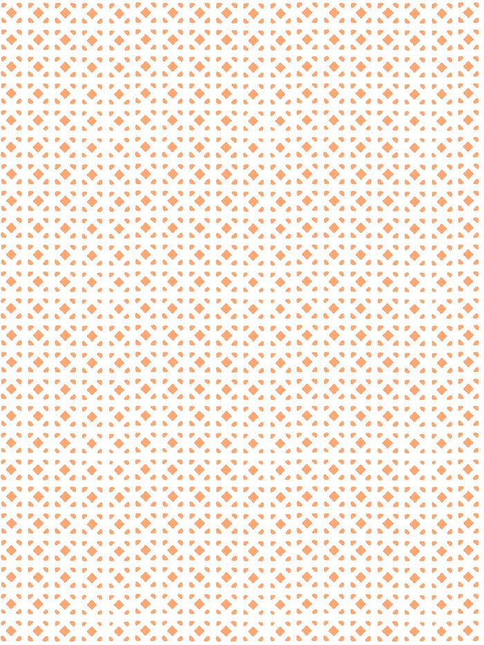 Papier peint « Barbie™ Dreamhouse Breezeblocks » par Barbie™ - Orange