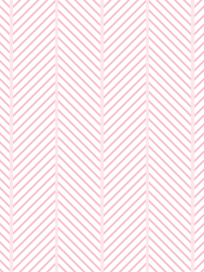 'Barbie™ Dreamhouse Herringbone' Wallpaper by Barbie™ - Piggy Bank