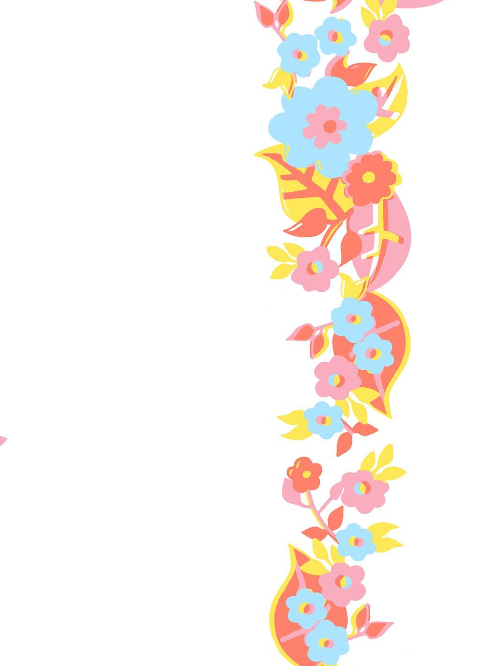 floral-stripe-wallpaper-by-barbie-watermelon-blue