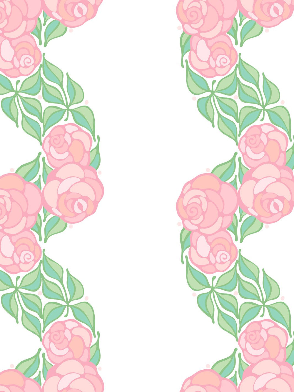 groovy-floral-stripe-wallpaper-by-barbie-ballet-slipper