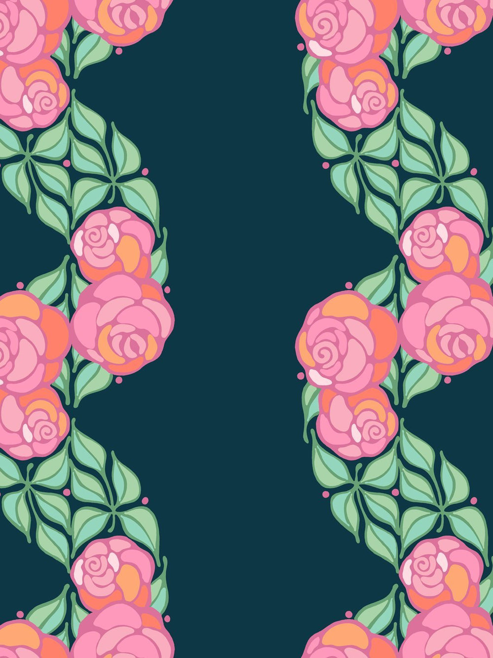 groovy-floral-stripe-wallpaper-by-barbie-peacock