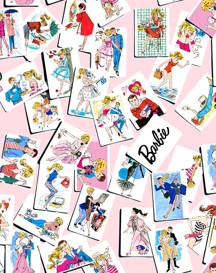 Barbie Trading Cards Wallpaper by Barbie Pink