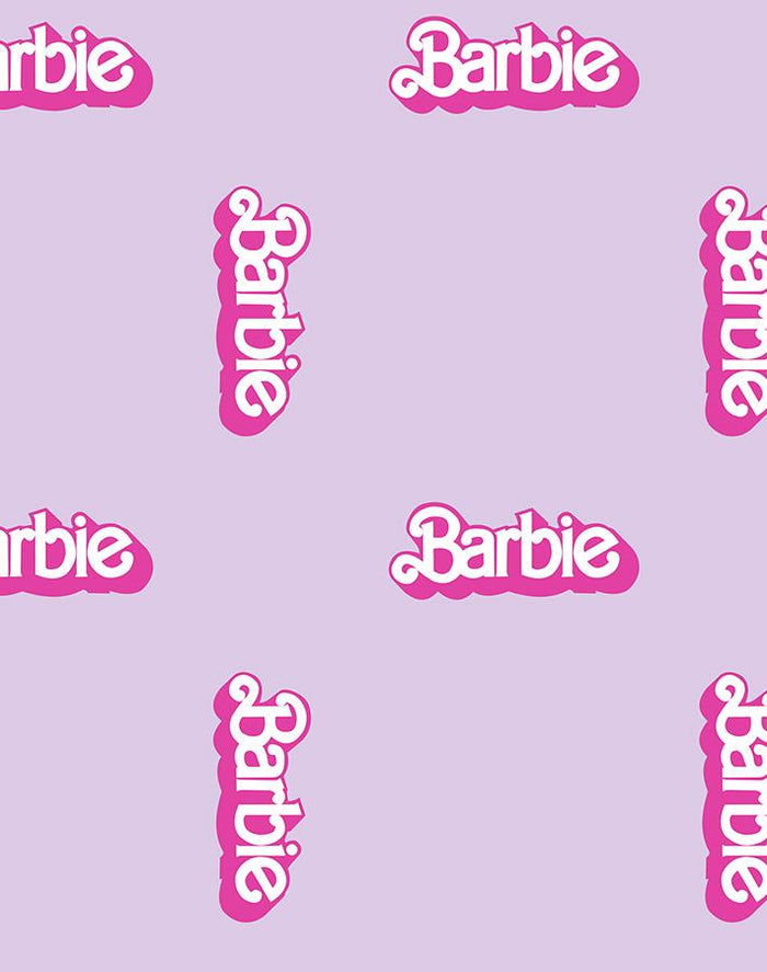 'Barbie™ 80s Logo' Wallpaper by Barbie™ - Lavender