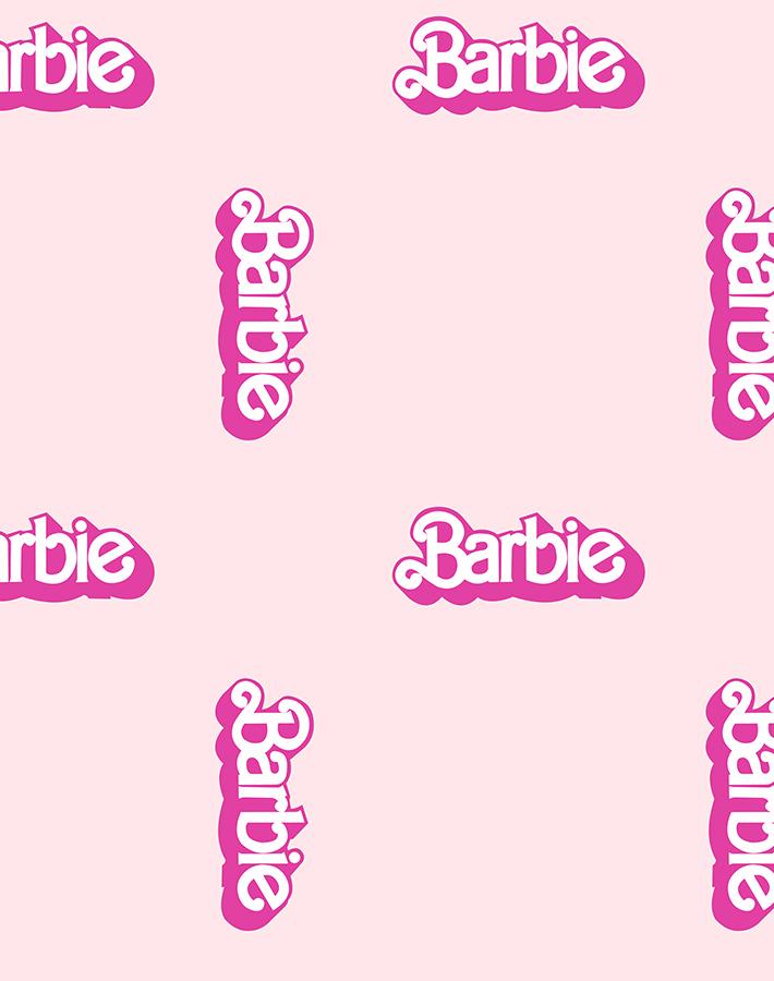 vintage barbie logo wallpaper