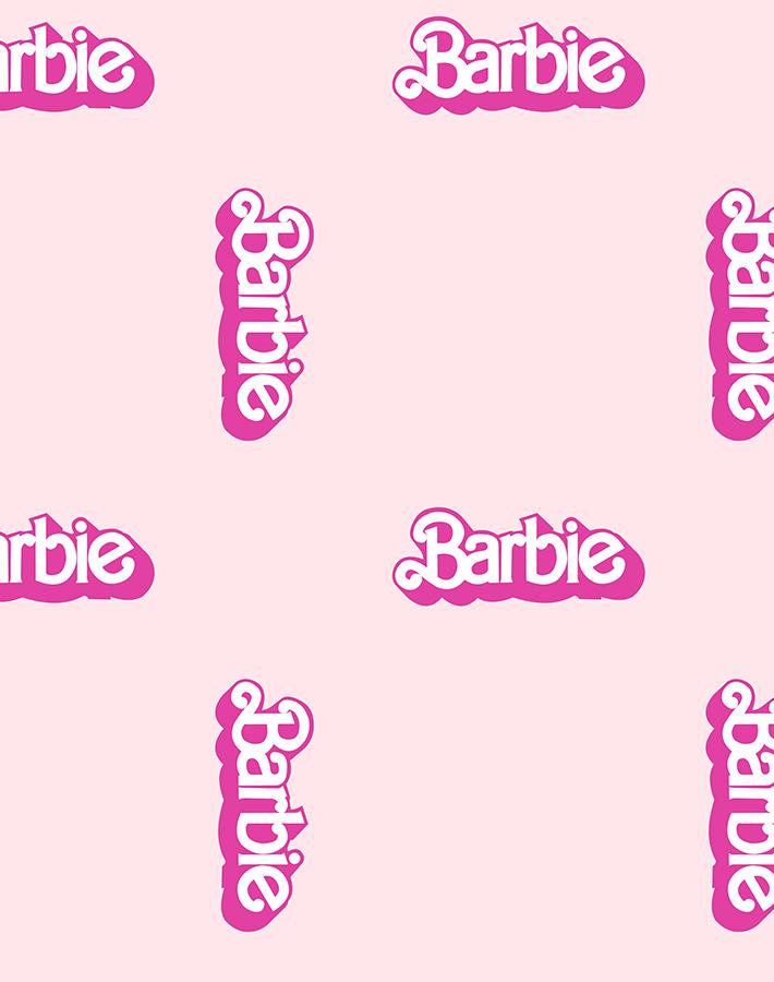 Barbie™ 80s Logo' Wallpaper by Barbie™ Pink