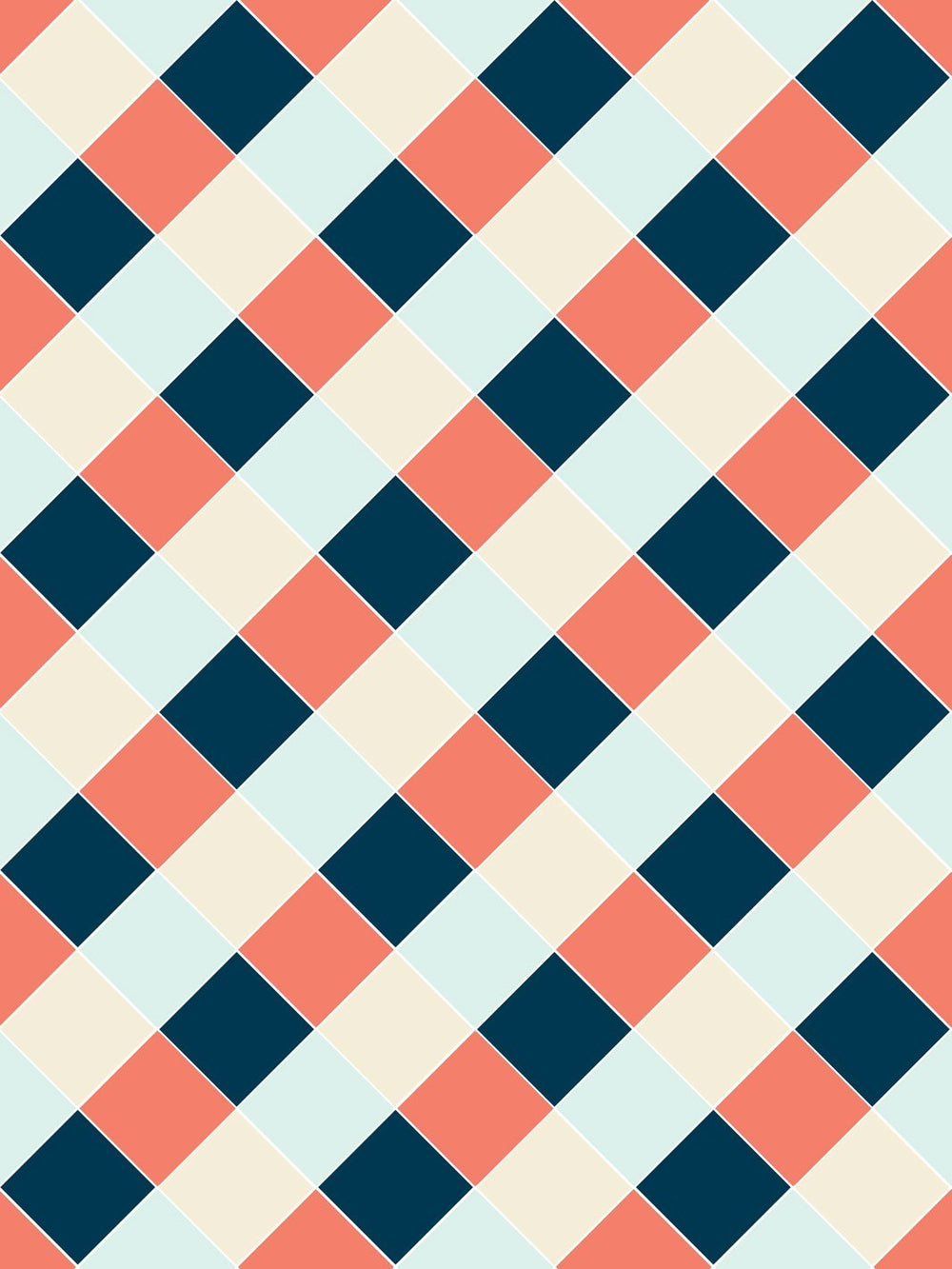 diamonds-wallpaper-by-fisher-price-orange