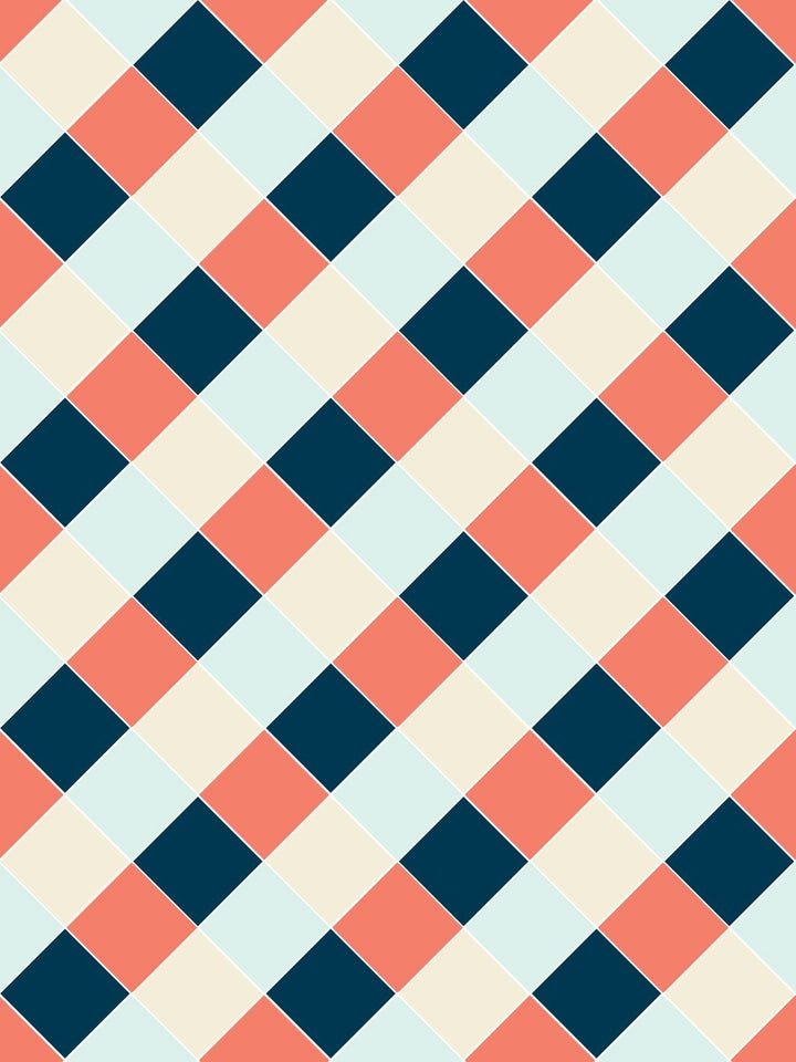 diamonds-wallpaper-by-fisher-price-orange