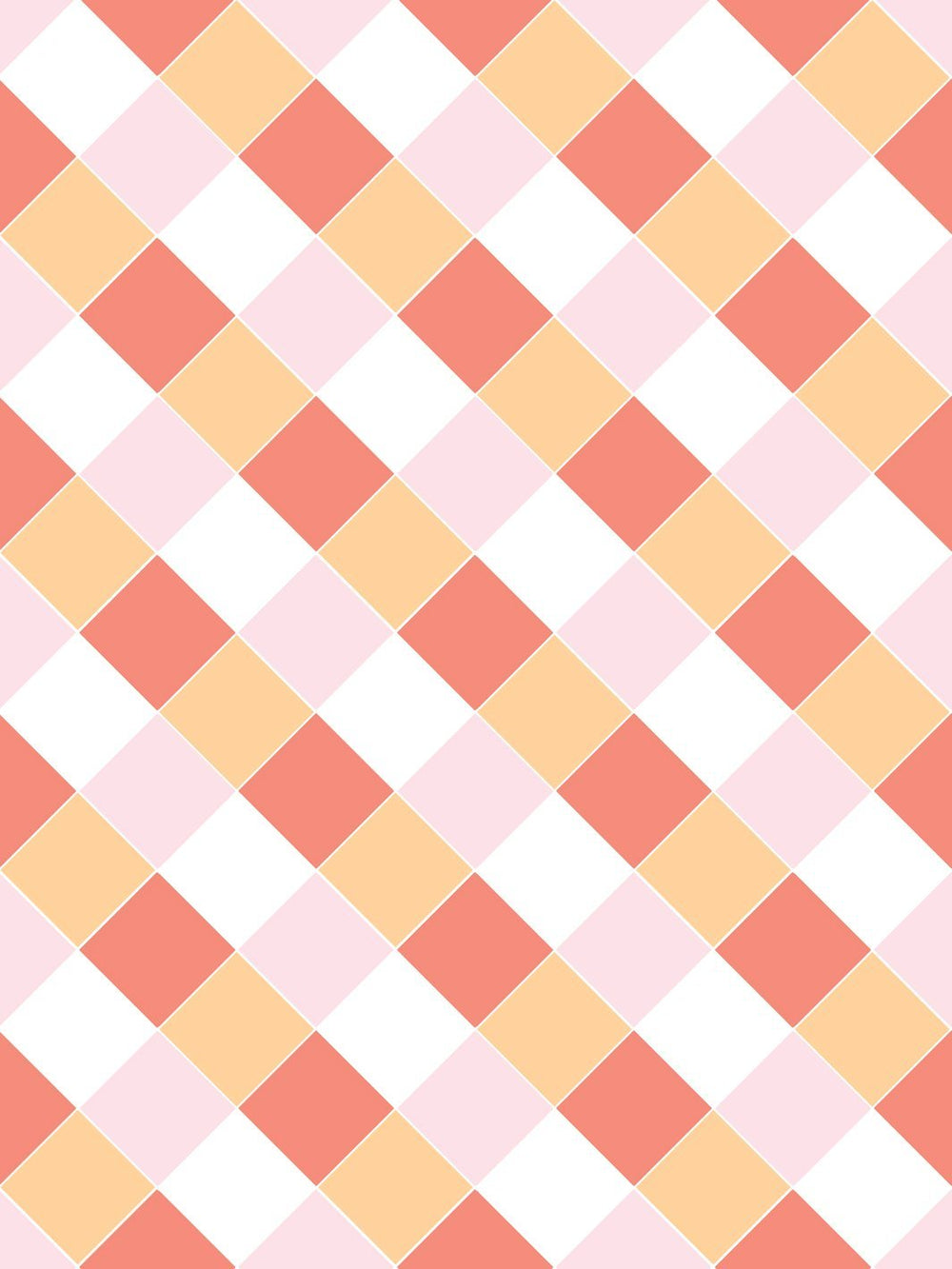 diamonds-wallpaper-by-fisher-price-peach