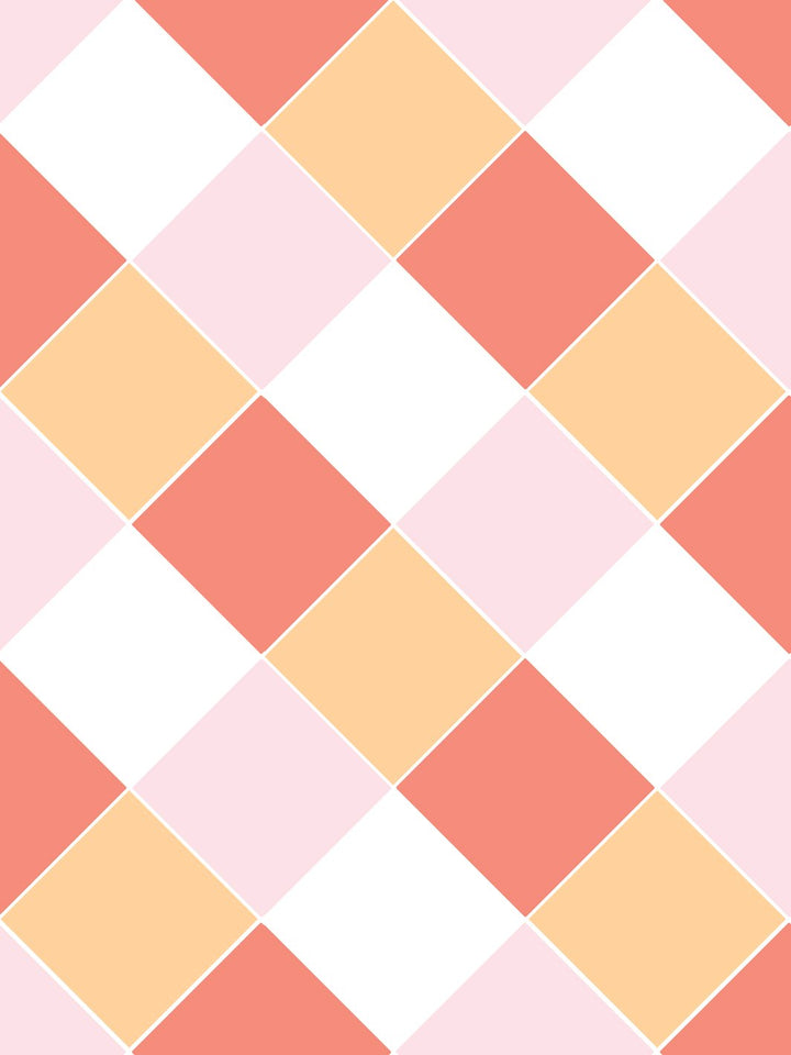 diamonds-wallpaper-by-fisher-price-peach
