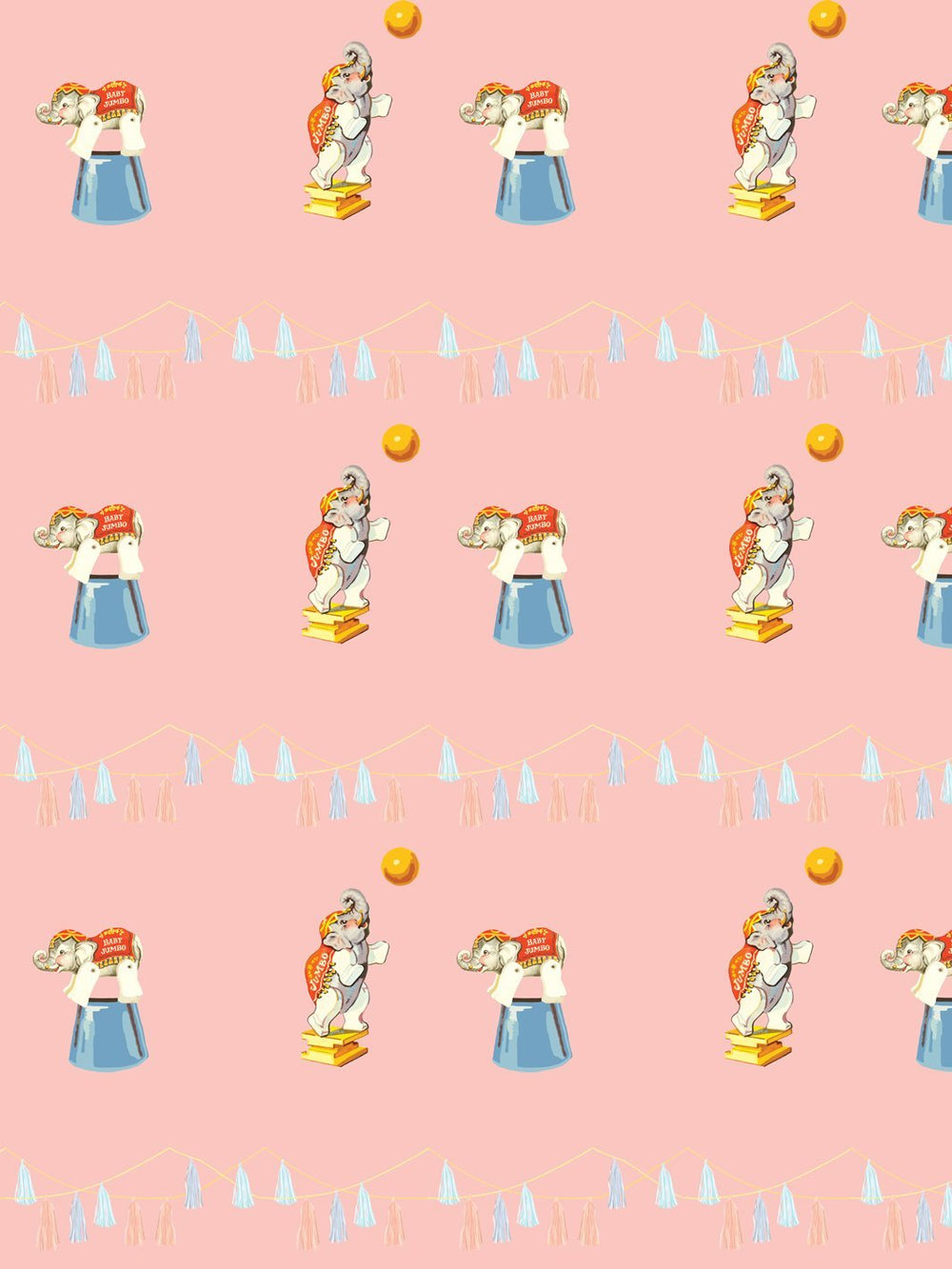 elephant-circus-wallpaper-by-fisher-price-grapefruit