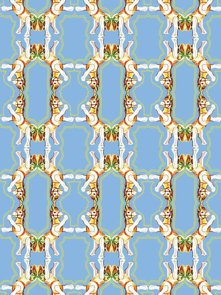 horse-arc-wallpaper-by-fisher-price-denim