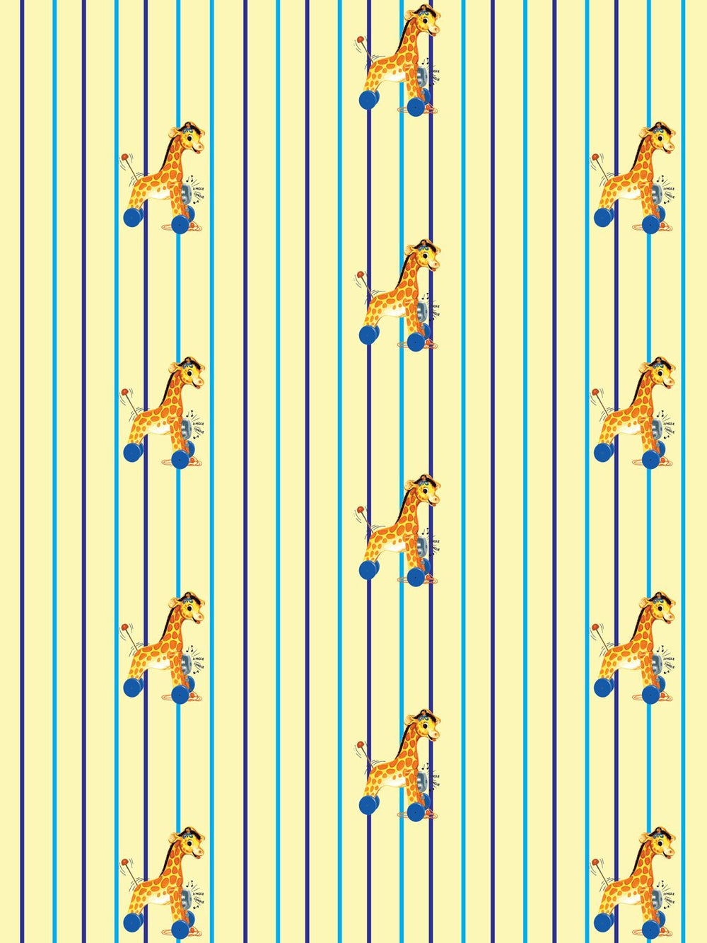 jingle-giraffe-stripe-wallpaper-by-fisher-price-yellow