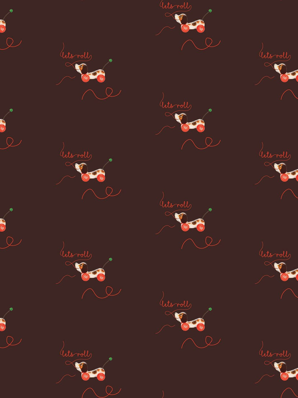 lets-roll-wallpaper-by-fisher-price-cacao