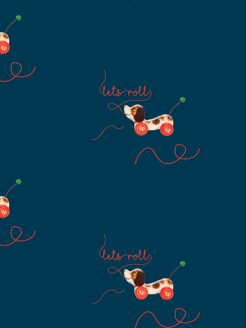 lets-roll-wallpaper-by-fisher-price-navy