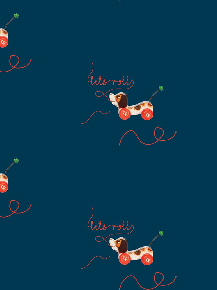lets-roll-wallpaper-by-fisher-price-navy
