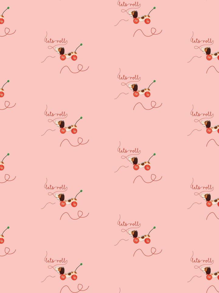 lets-roll-wallpaper-by-fisher-price-pink
