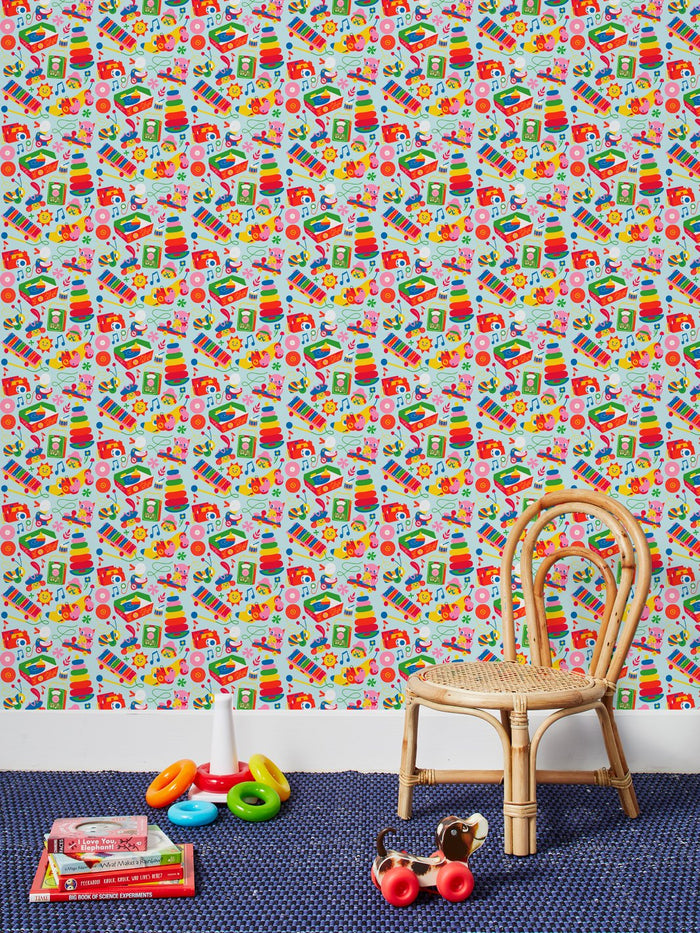 Papier peint « Toy Toss » par Fisher-Price™ - Ciel
