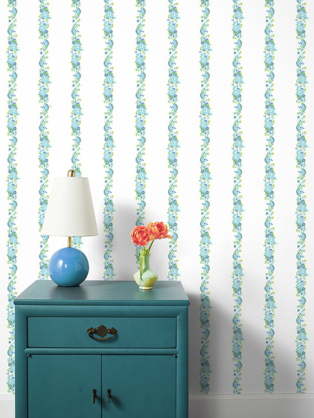 floral-stripe-wallpaper-by-barbie-denim-green