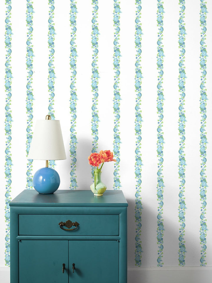 floral-stripe-wallpaper-by-barbie-denim-green