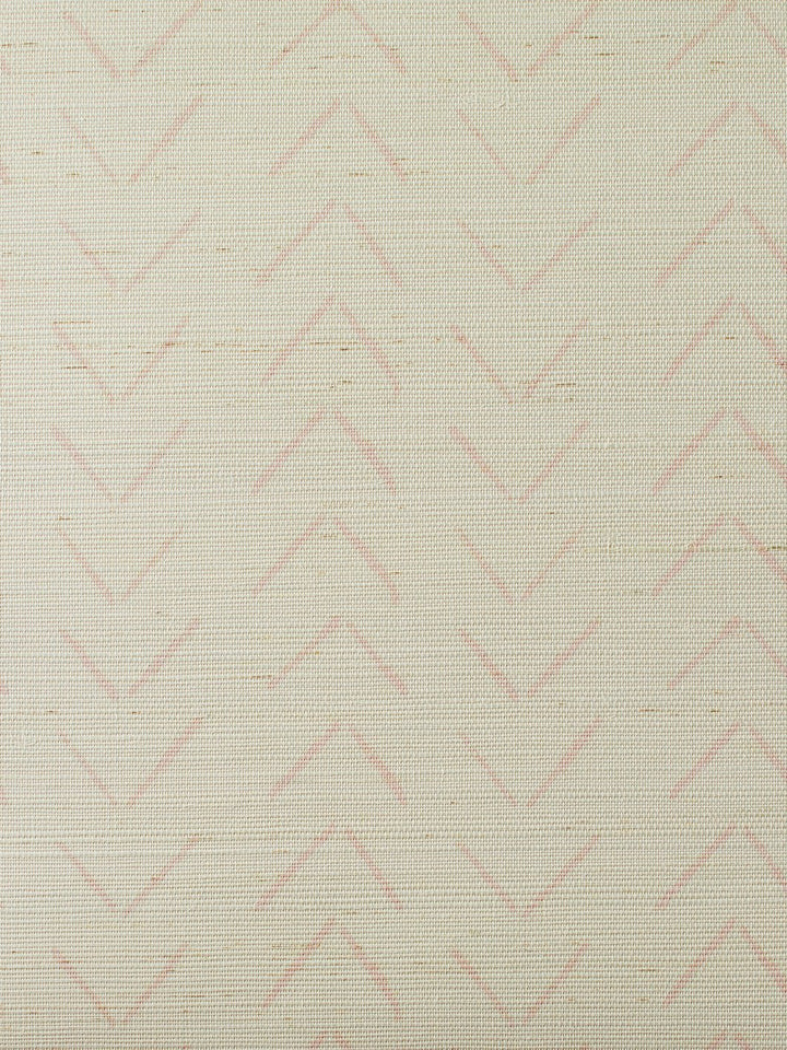 arrows pink grasscloth