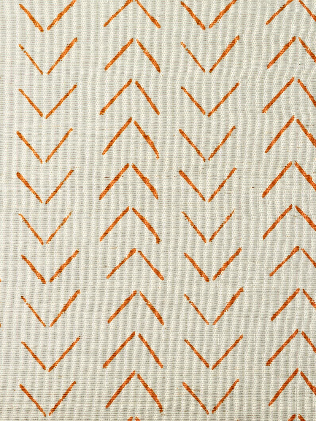 arrows terracota grasscloth